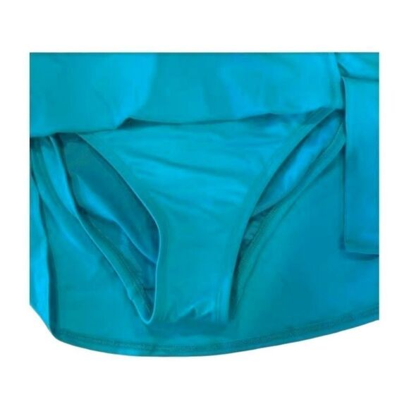 BLEU BY ROD BEATTIE High-Waist Swim Skirt, swimsuit size 6 color Belize - Picture 9 of 9